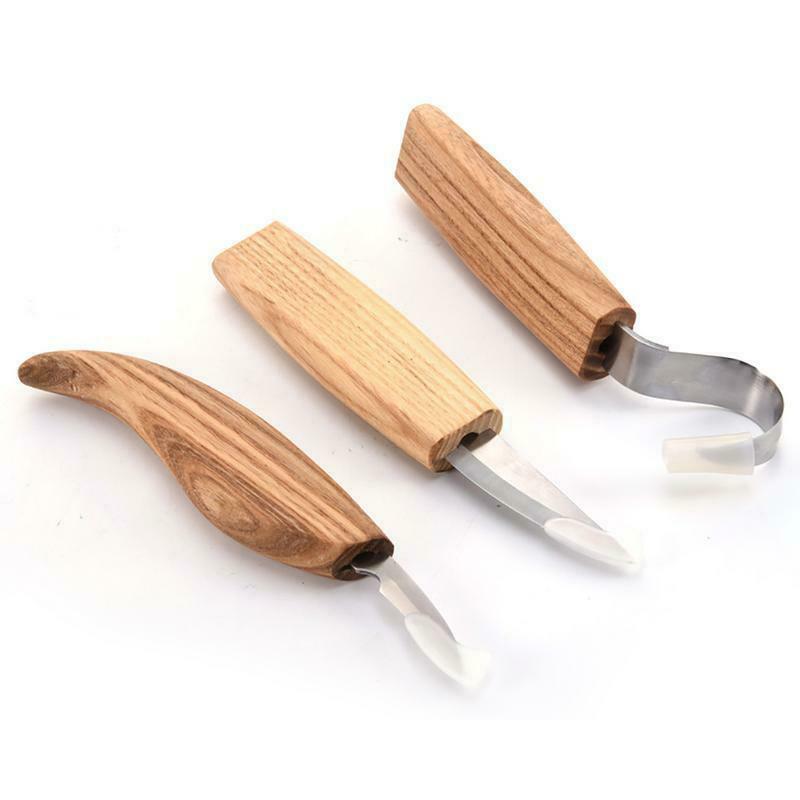 Wood Carving Knives Set  Spoon Kit Whittling Carpenter Tools Woodworking Tools