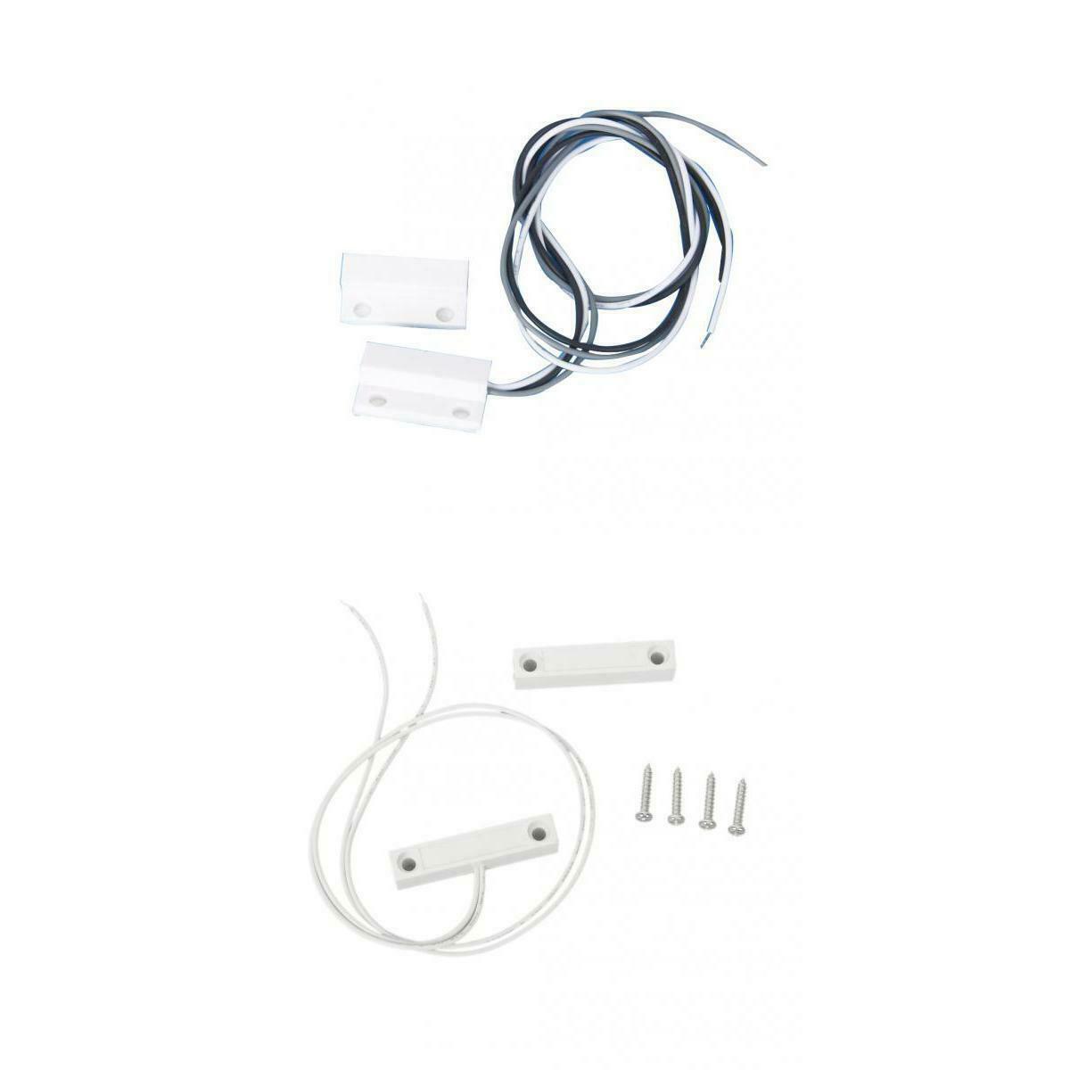 2x NC/NO Door Window Contact Magnetic Reed Switch Alarm Normal Open/Close