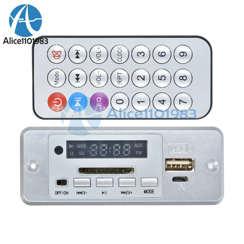 5V MP3 Mini Decoder Board Bluetooth Call Decoding Module MP3 WAV U-Disk and TF