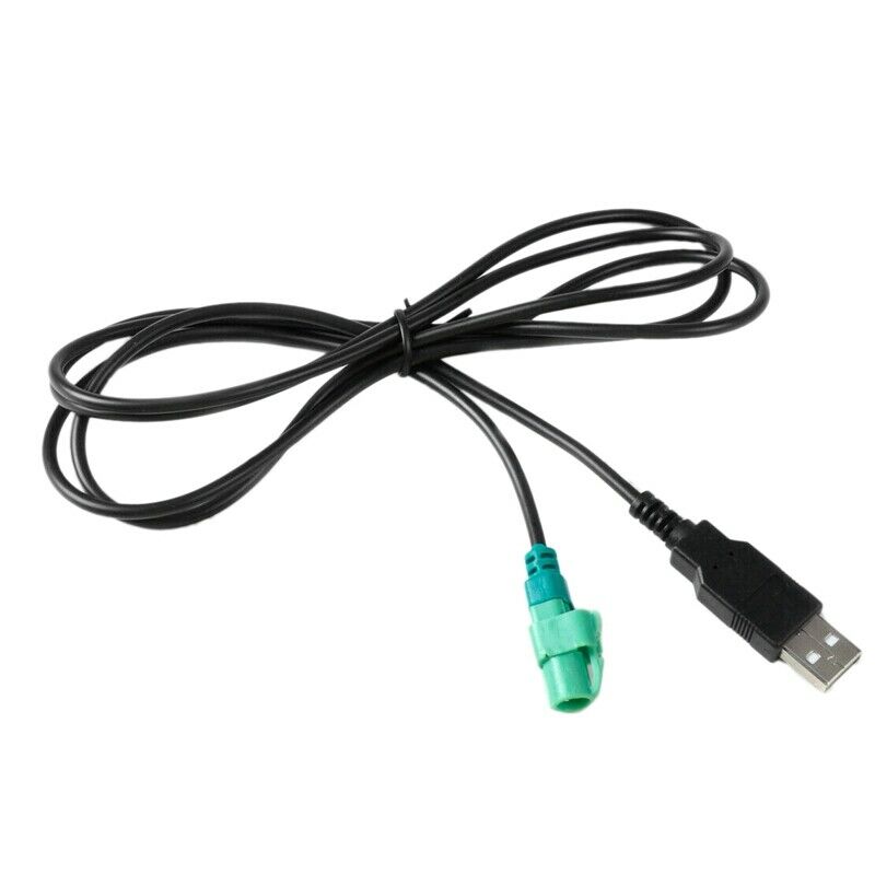 Car USB Male Head 4 Pin Wire Harness AUX Adapter Cable Fit for Golf ta Passat P1