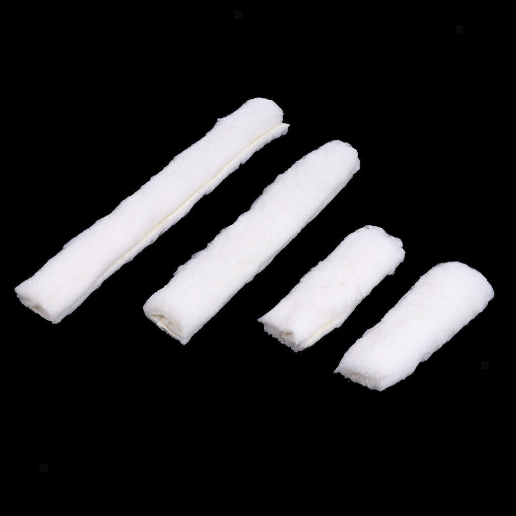 4 Pieces Fleece Noseband Cover Replacement for Horse Halters and Bridles