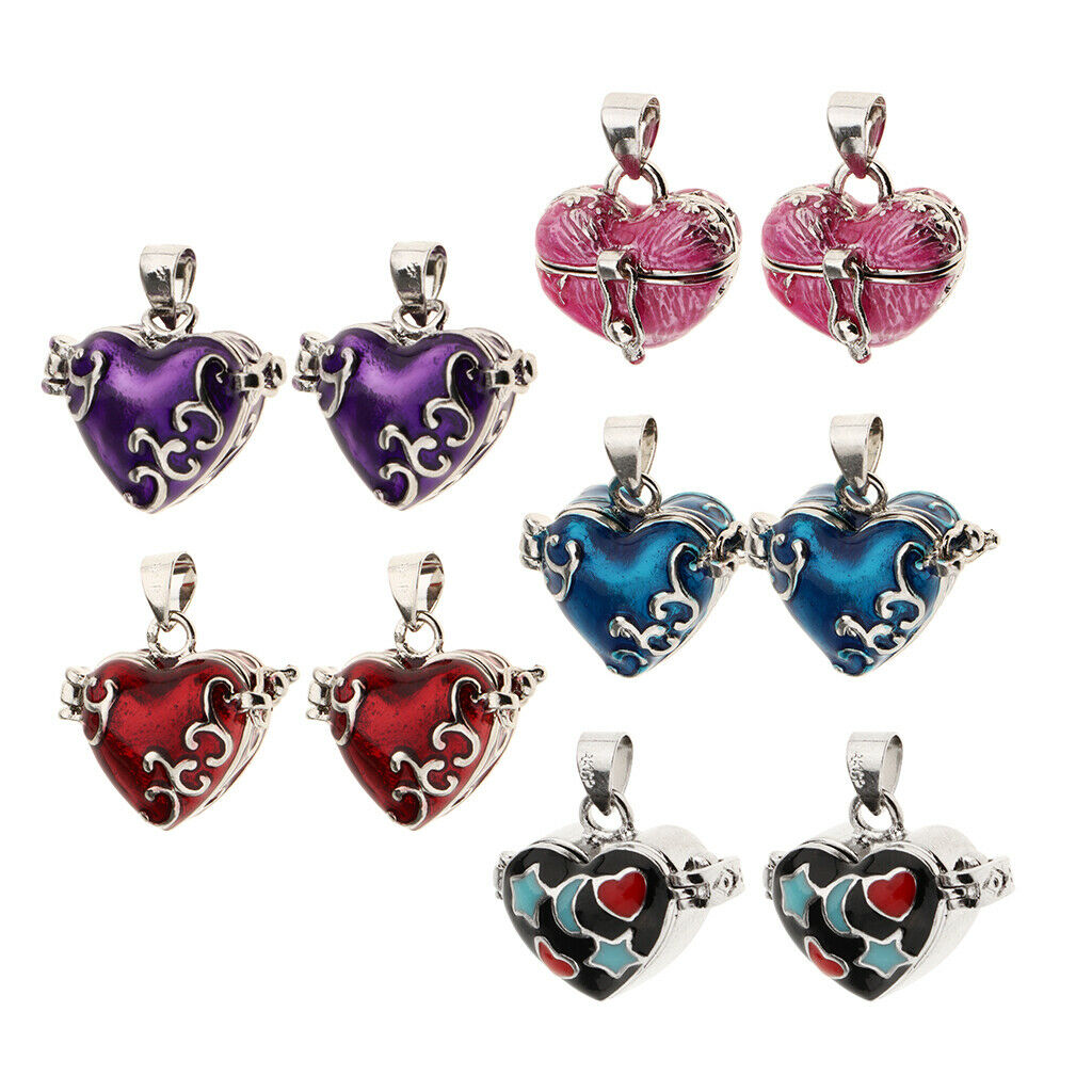 10x 5 Types Cremation Urn Case Pendants Memorial Pet Lover Keepsake Jewelry