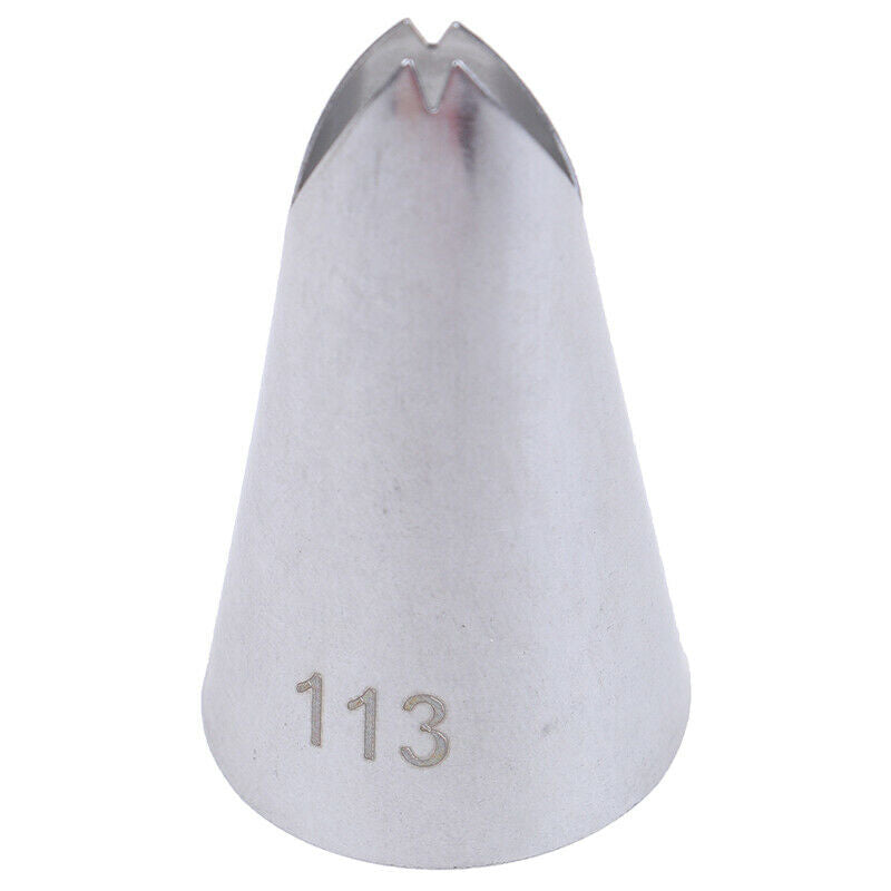5Pcs Leaves Nozzles Stainless Steel Icing Piping Nozzles Tips Pastry Cake.l8