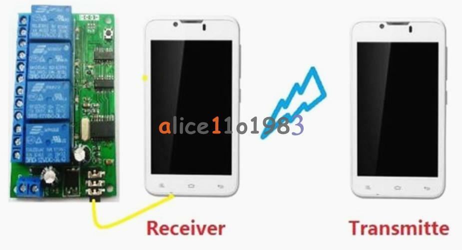 AD22B04 12V 4CH MT8870 DTMF Tone Signal Decoder Relay Phone Remote Control PLC