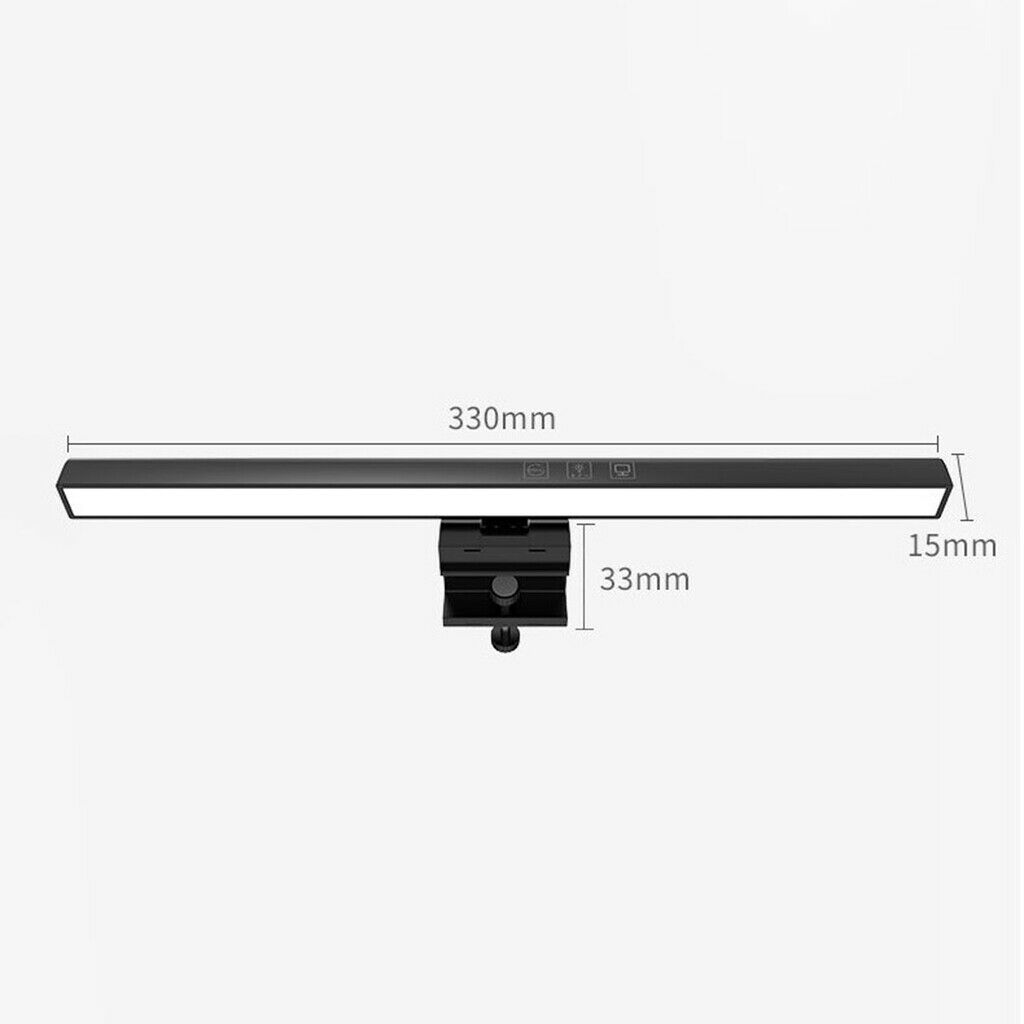 Dimmable Computer Monitor Lamp Eye Caring PC Monitor Screen Light for Home