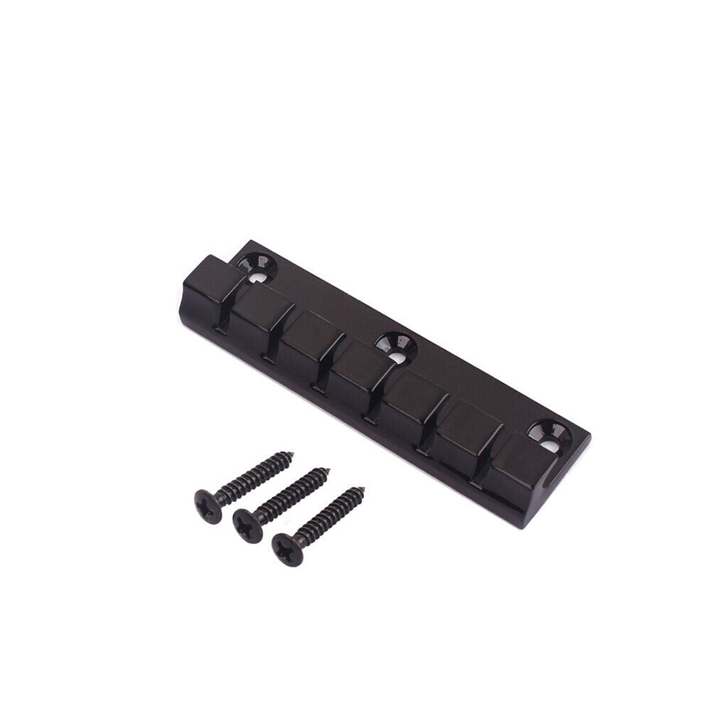 Zinc Alloy Guitar 6 Strings Saddles Bridge Tailpiece for Eelctric Guitar Cigar