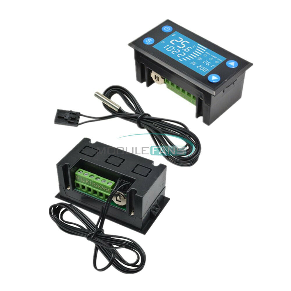 AC110-220V Digital Intelligent Display LCD Temperature Controller NTC Sensor