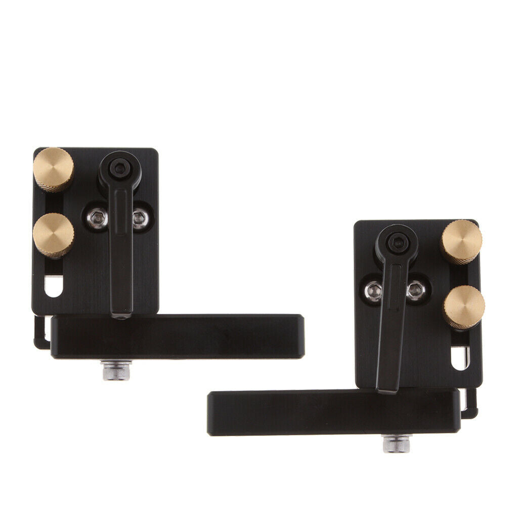 2Pcs Miter Rail Stop for T Slot T Rail Woodworking Tool Right And Left