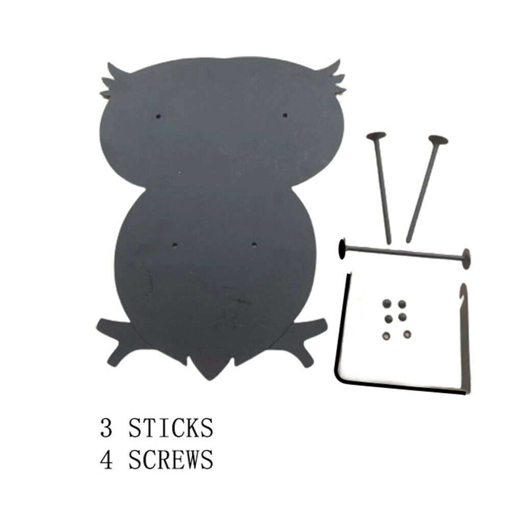 Black Owl Toilet Paper Holder Bathroom Tissue Storage Rack Holds 7 Rolls