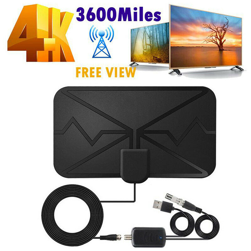 4K DVB-T2 TV Antenna-Upgraded HDTV Indoor Digital Amplified TV AntennasBDAU