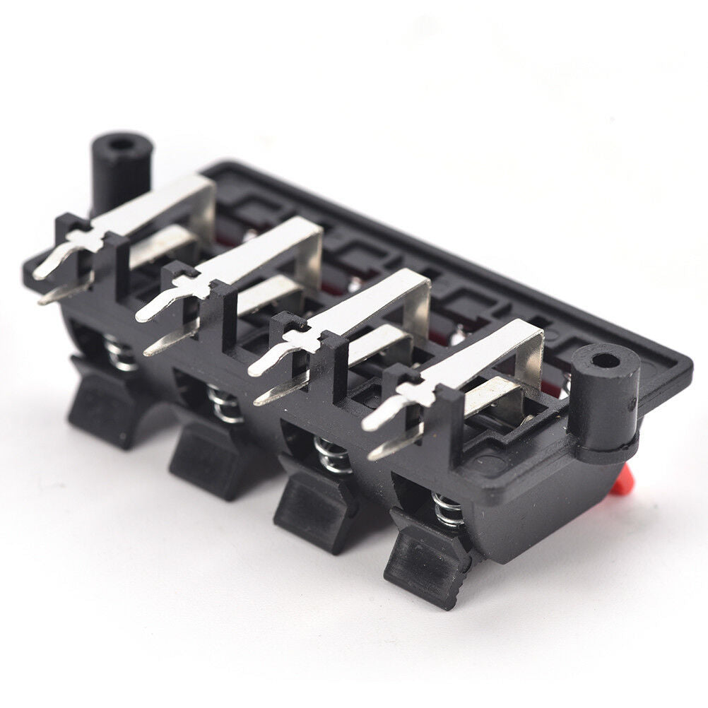 2Pcs 12 Terminal 12 Position Spring Loaded Push Speaker Socket Connector B.l8