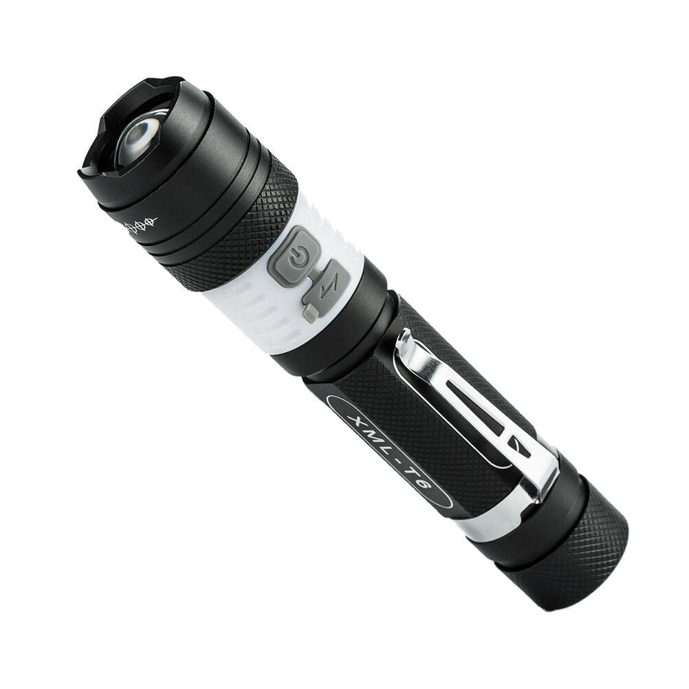 20000Lm USB Rechargeable T6 LED 3Mode mini Flashlight Sport Outdoor Light Lam`DD
