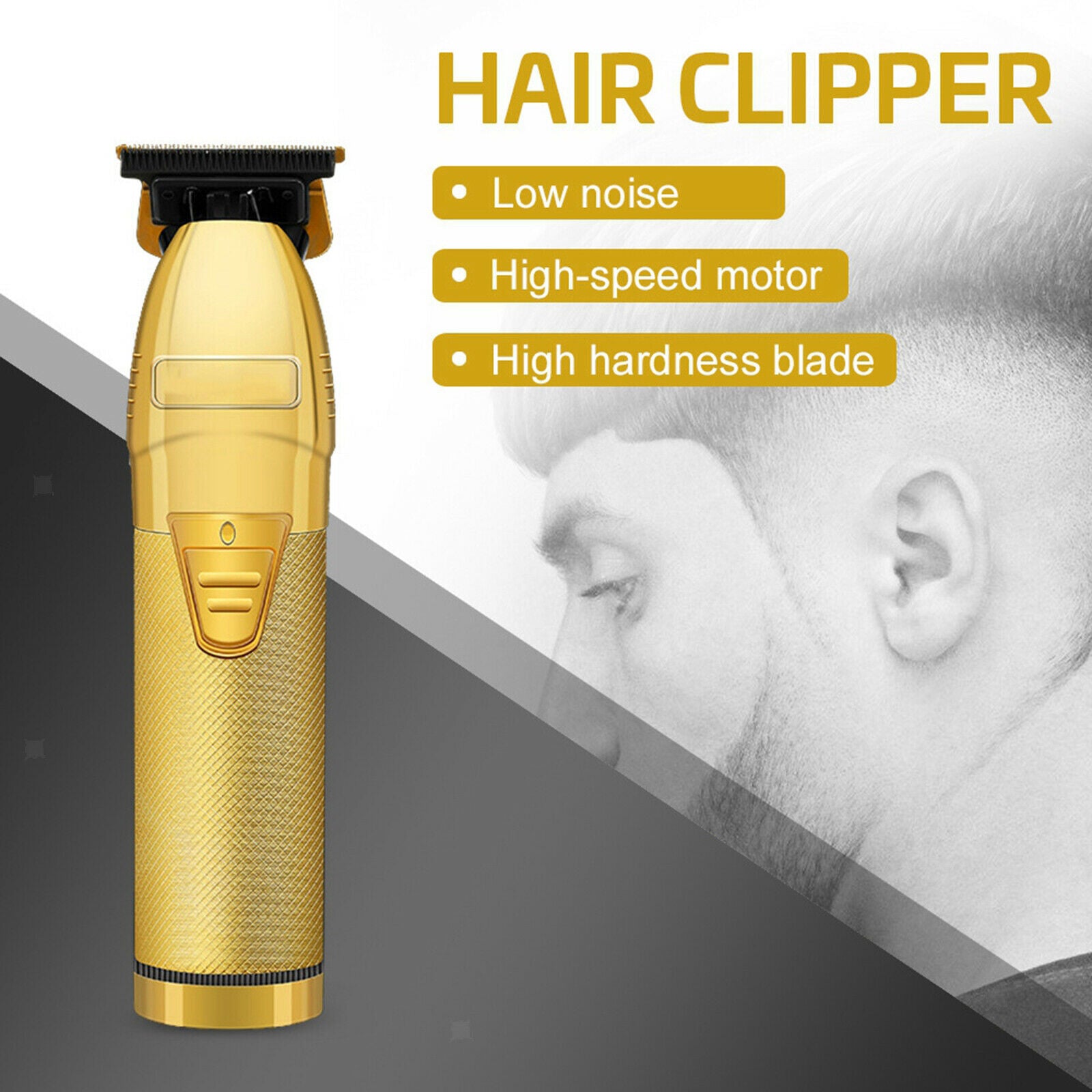 USB Rechargeable Hair Clipper Cordless Trimmer Hair Salon Sculpted Carving