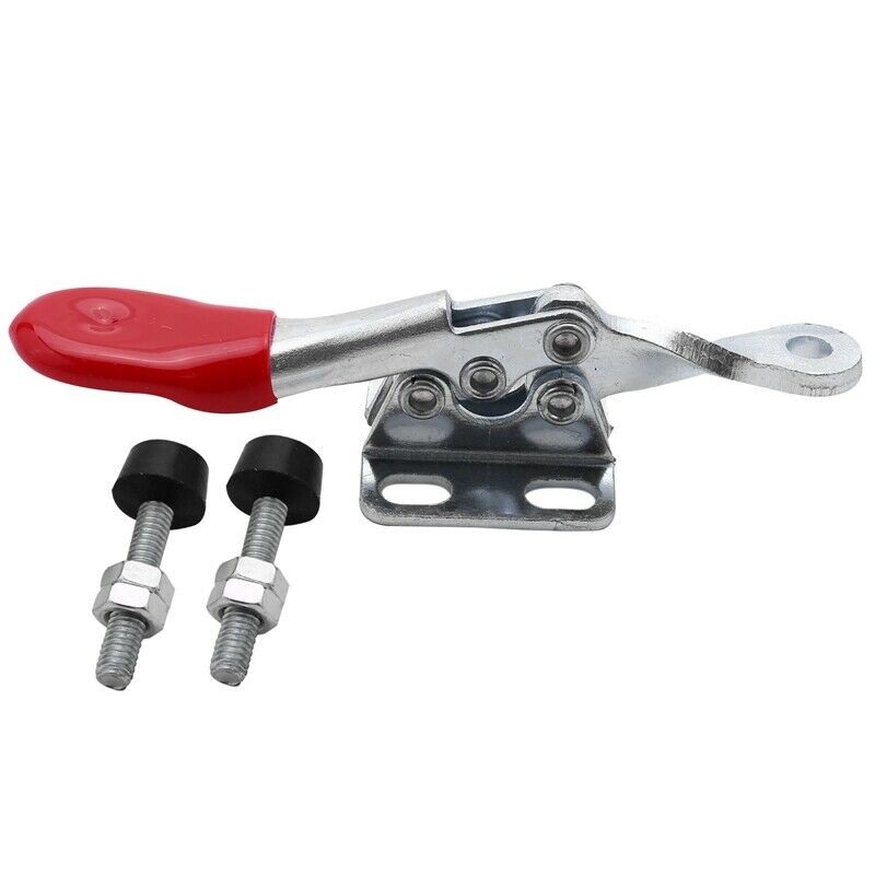4 PCS 60 Lbs Antislip Covered Hand Tool Toggle Clamp Horizontal Clamp 201A D4PP3