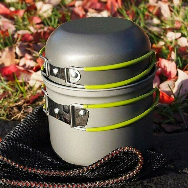 Ultralight Camping Cookware Utensils outdoor tableware set Hiking Piy3BDAU