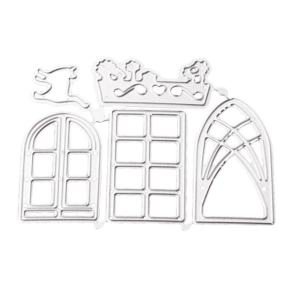 Cat Window Metal Cutting Dies Mould Stencil For Photo Album Decoration