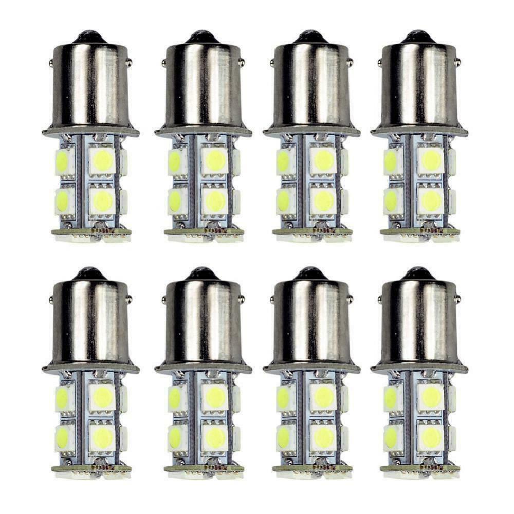 10pcs DC 12V 1156 BA15S 13-SMD 5050 LED Light Turn Signal Backup Reverse Bulb