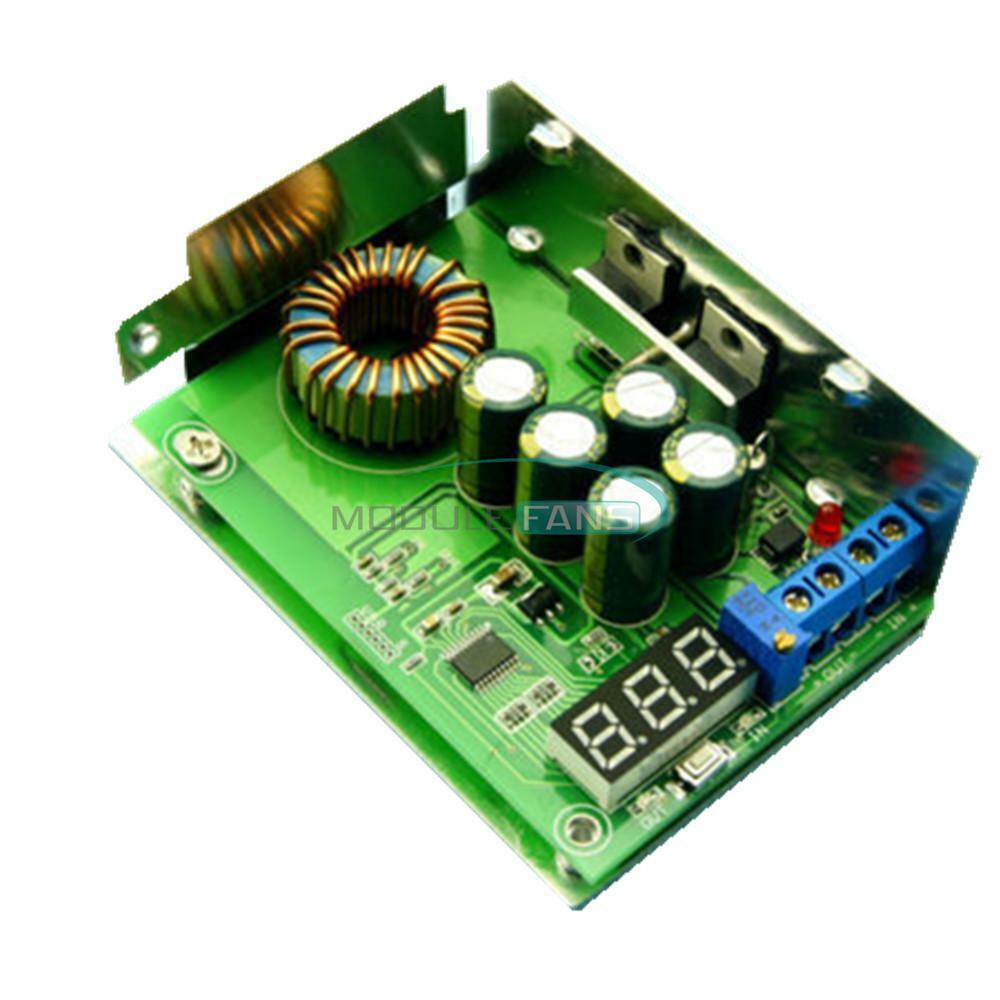 3.5-30V to 0.8-29V 5V 12V 10A DC-DC Step Down Power Supply Converter + LED Volt