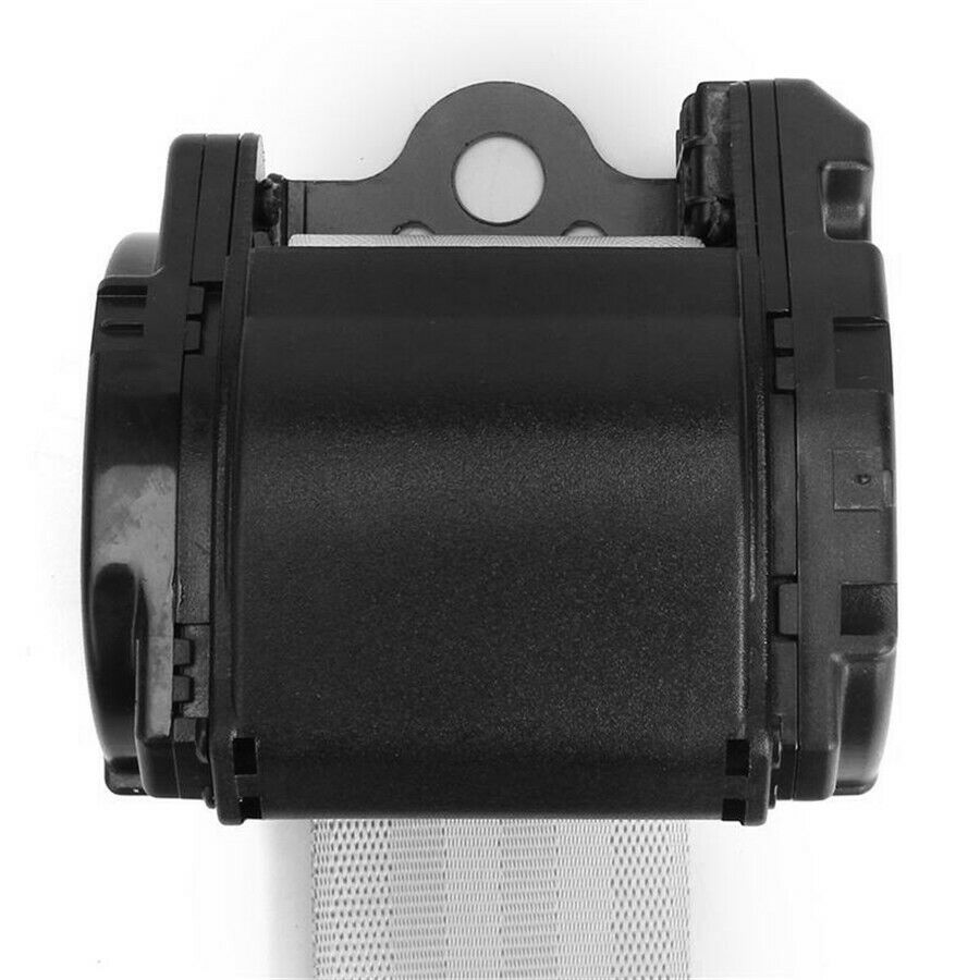 1PC 3 Point Retractable Safety Seat Belts Lap for Auto With Curved Rigid Buckle