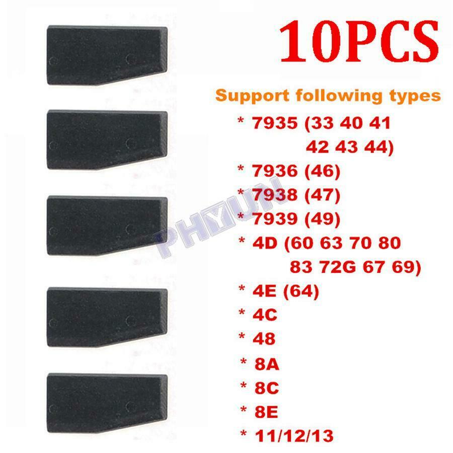 10x VVDI VVDI2 Key Tool w/ MINI Super Chip Transponder XT27A01 XT27A66 XT27C75
