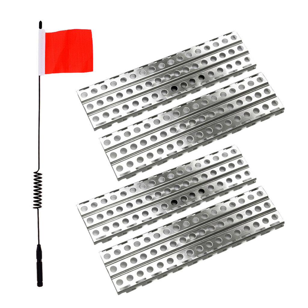 Aluminum Metal RC Anti-Skid Board for TRX4 SCX10 90046 1/10 RC Crawler Car