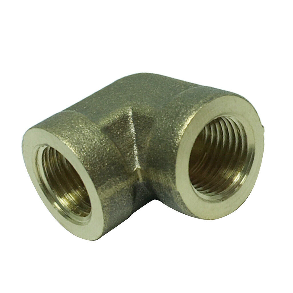 1Pc DN8 1/4" Female x Female Elbow Brass Adapter Connector Pipe Tube Fitting