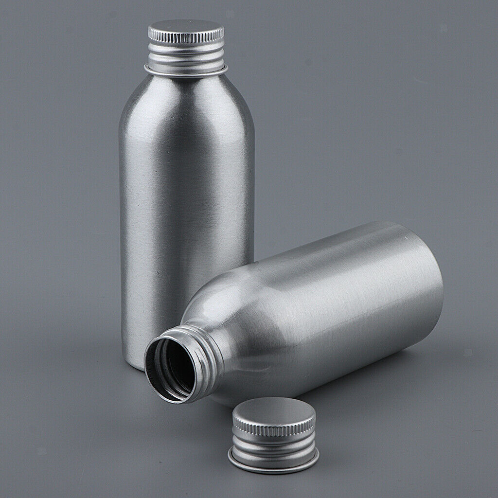 Empty Metal Bottles Makeup Container with Screw Lid for Homemade Beauty