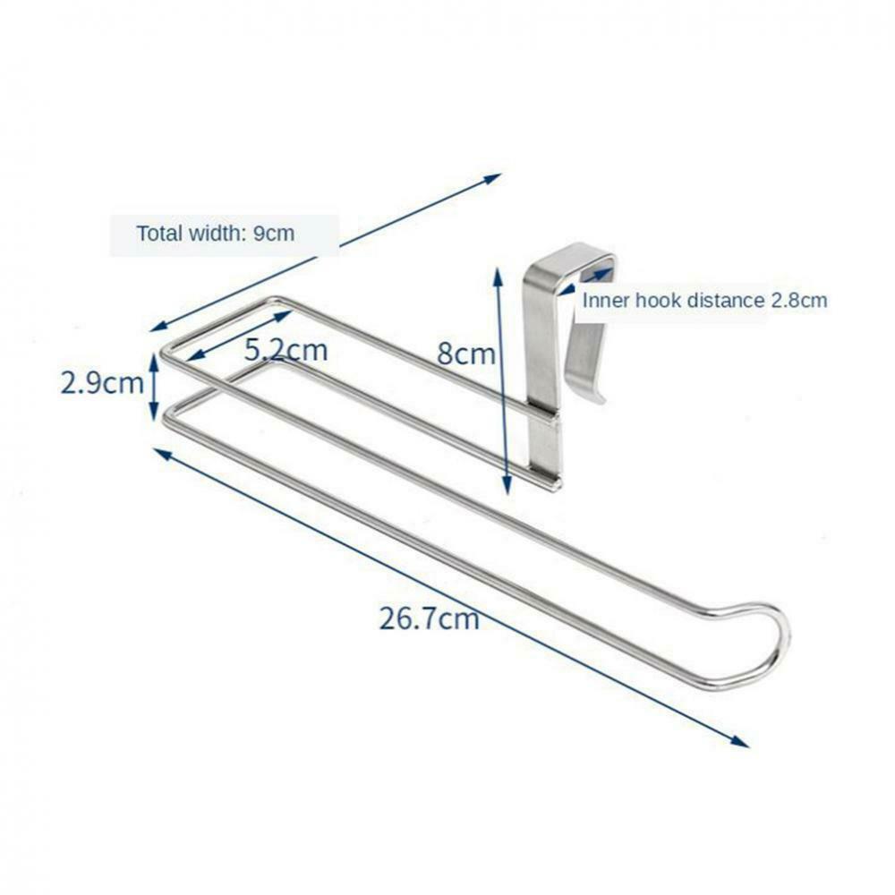Hanging Paper Towel Shelf For Kitchen, Paper Towel Shelf Under Cabinet, No