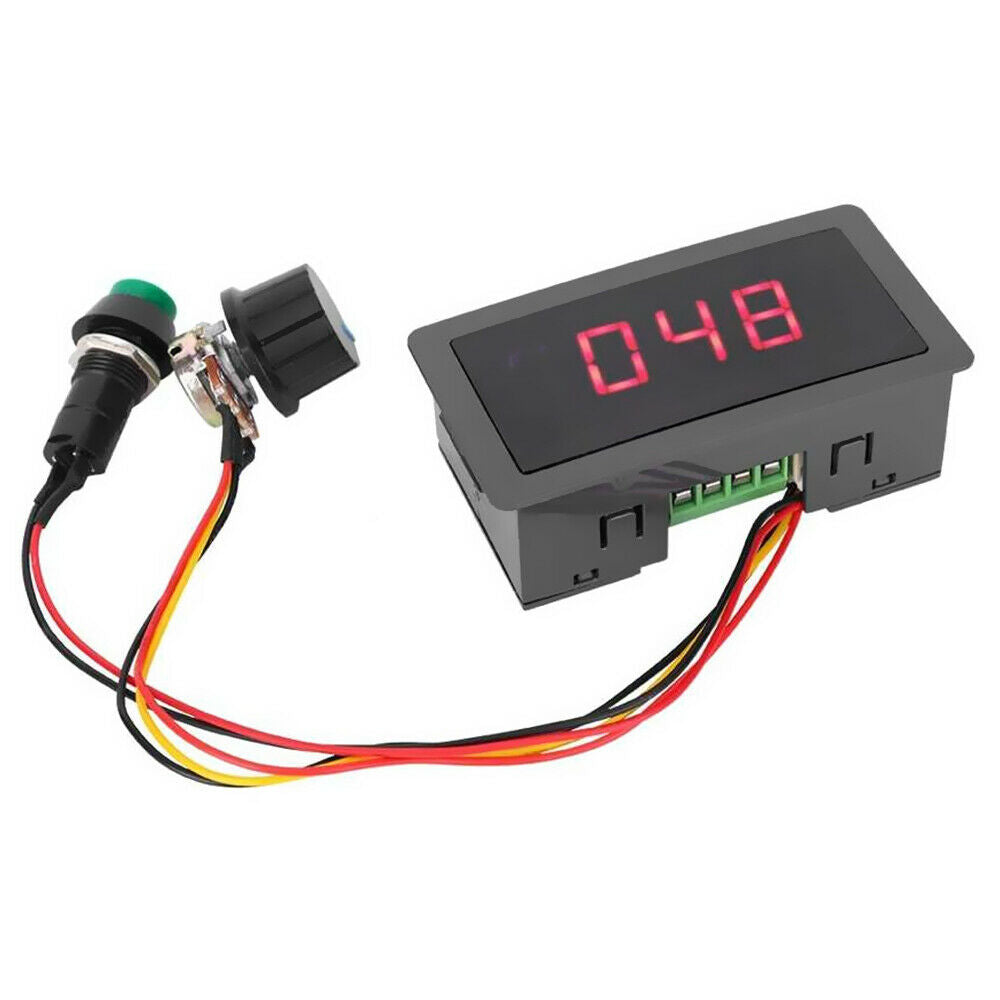 6V 12V 24V PWM DC Motor Speed Controller Digital Display LED Speed Regulator
