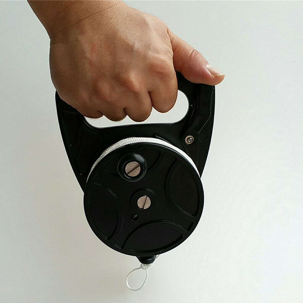 2X Scuba Diving Diver Dive Reel with Thumb Stopper, 150ft White Line Gear