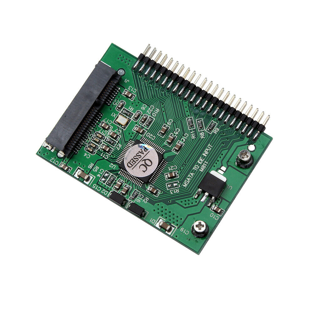 mSATA SSD to 44 Pin IDE Converter Adapter as 2.5 Inch IDE HDD 5 Volt For Laptop