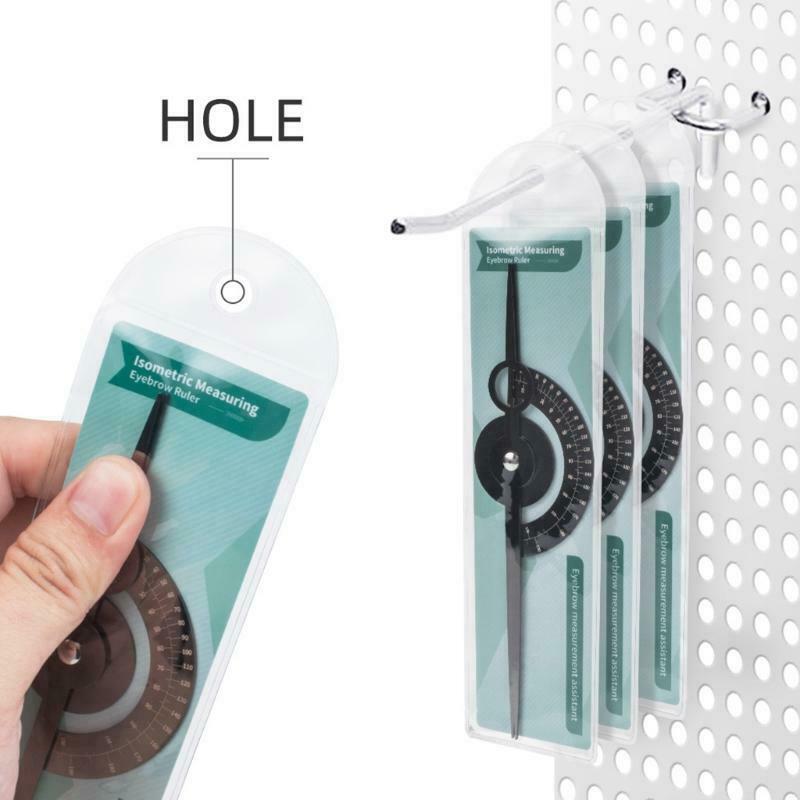 3pcs Multi-purpse Metal Eyebrow Positioning Stencils Rulers Set Randomly Colors
