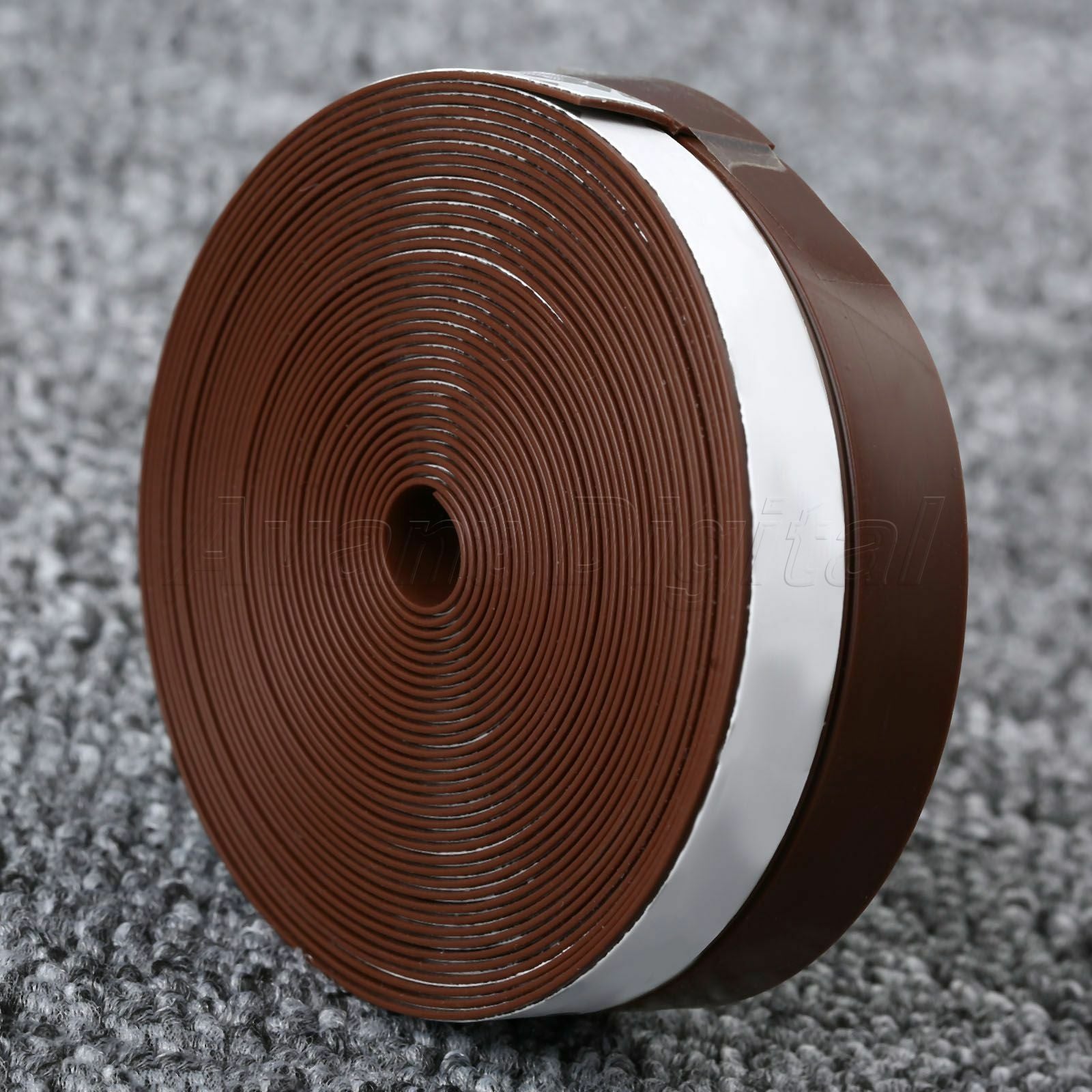 Auto 25mm 5M Draught Excluder Self Adhesive Window Door Seal Strip Tape Rubber