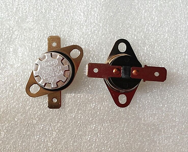 2pcs Temperature Switch Thermostat 90°C N.C. KSD301 [M1]