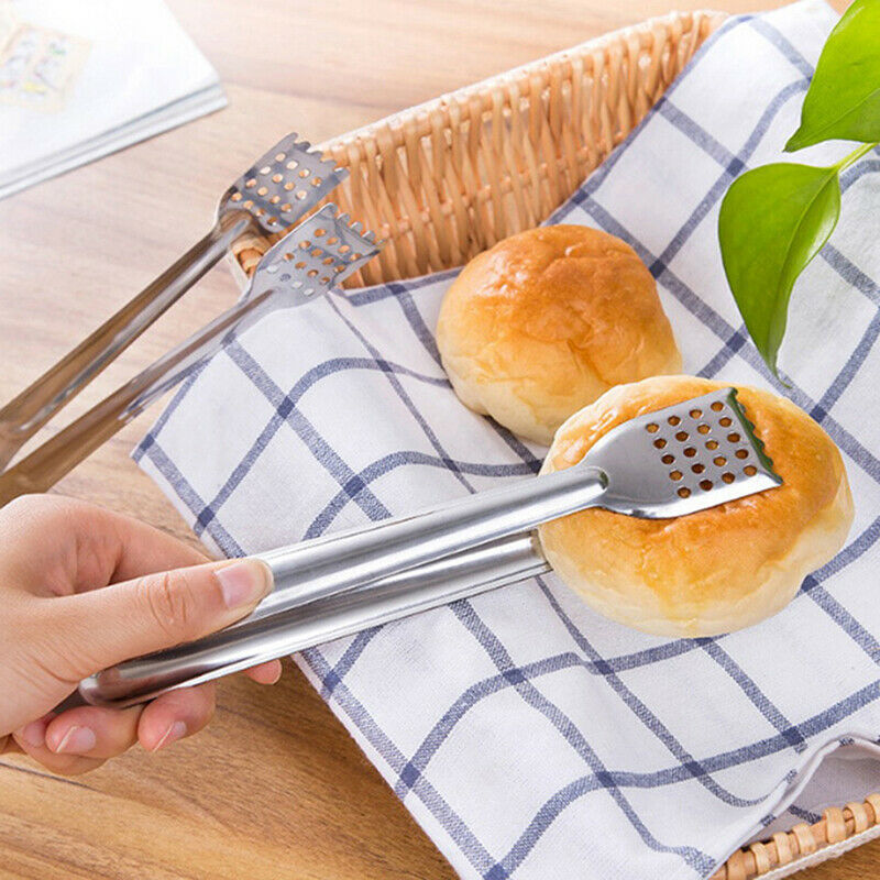 Mini Stainless Steel Sugar Tongs Ice-Cube Picker Coffee Tea Food Serving UsA Qx
