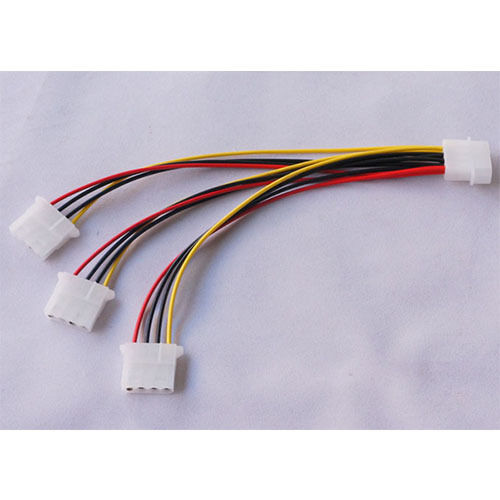 10pcs  4 Pin IDE 1-to-3 Molex IDE Power Supply Y Splitter Exentsion Cable cord