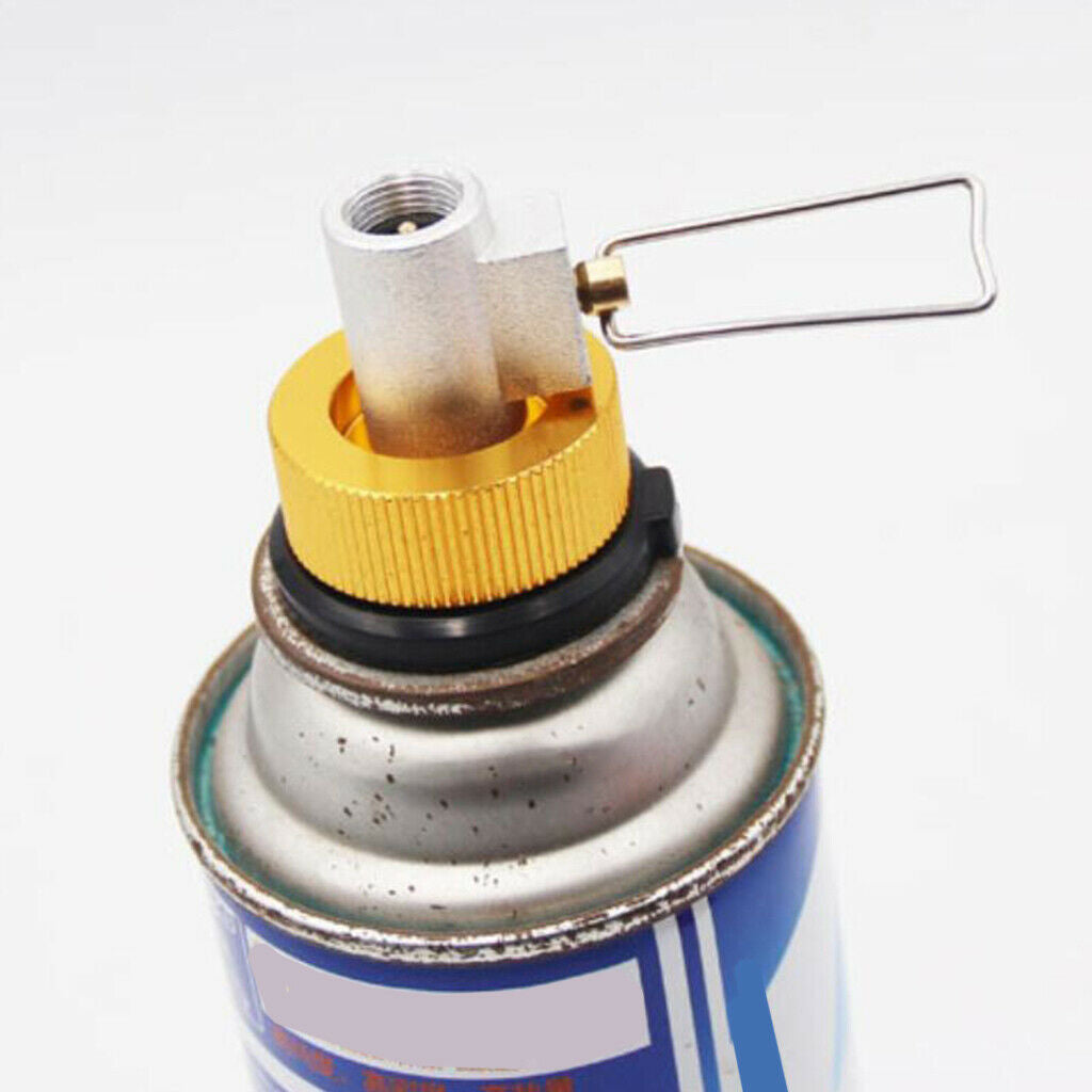 Canister Gas Refill Adapter Stove Nozzle Convertor Leakproof Input Coupler