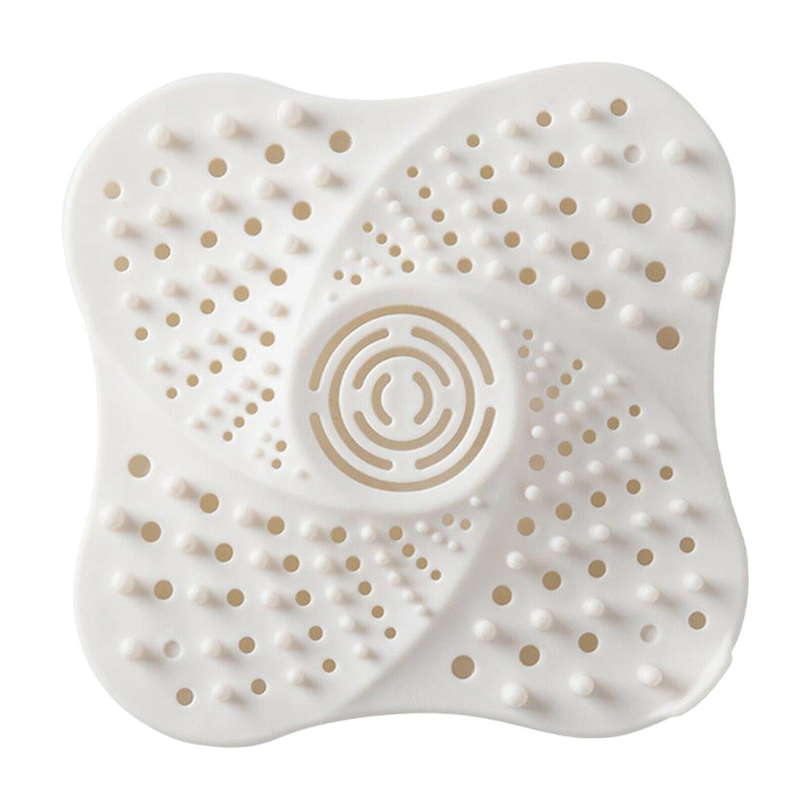 2X Bathroom Drain Hair Catcher Bath Stopper Water Sink Strainer Filter  White