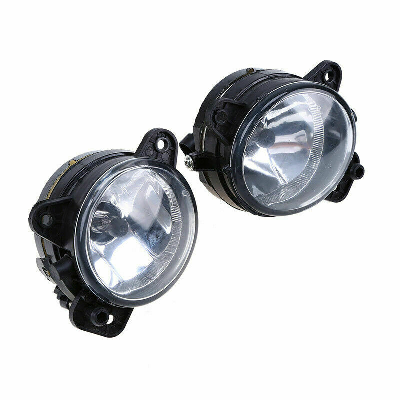 1 Pair 9006 Bulb Front Fog Light Lamp Clear for VW Polo 9N Crafter 2005-2009