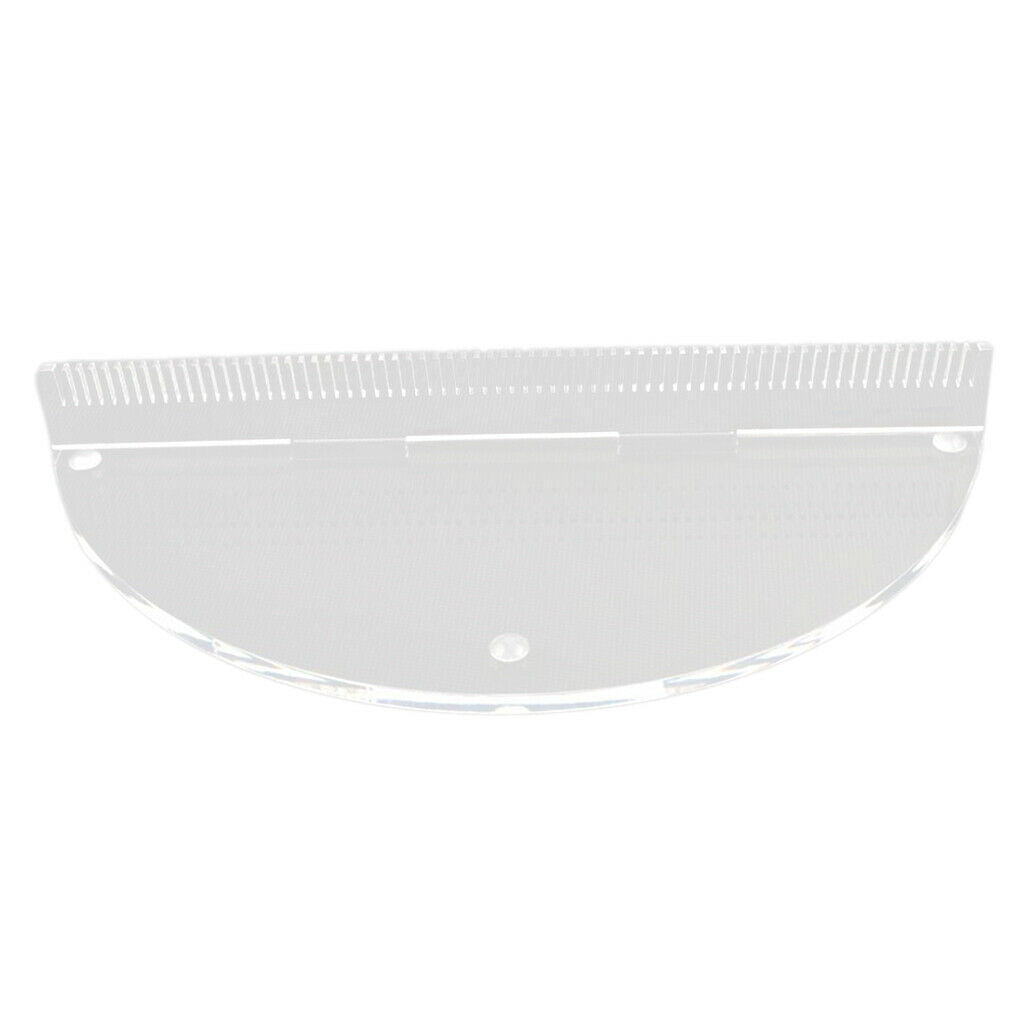 Clear SPA Hair Extensions Hair Strands Weft Holder Board Plate for Braiding