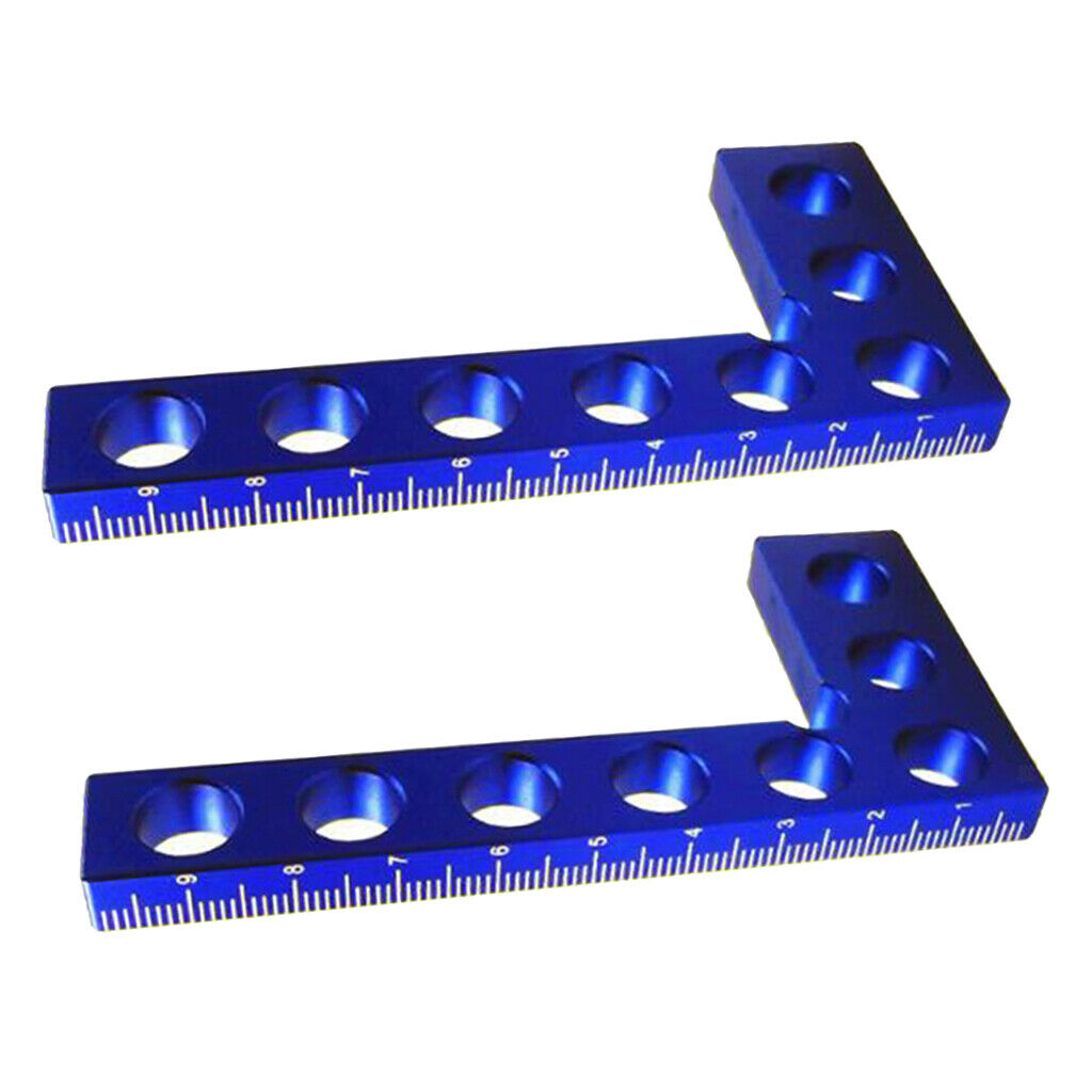 Set of 2 4inch Metal Right Angle Clamps 90Â° Metric for Picture Frame Boxes
