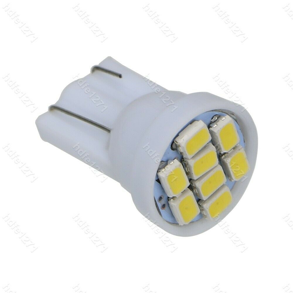 Xenon White LED Lights Interior Package T10 & 31mm License Plate Light x 13Pcs
