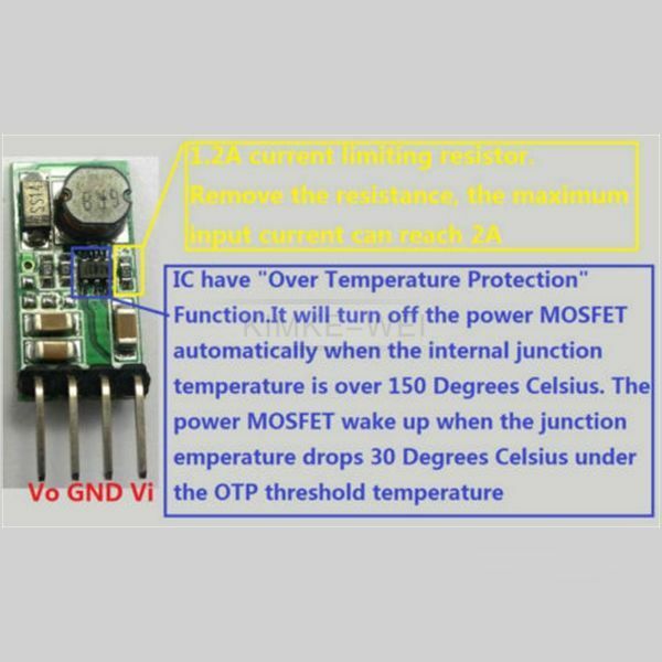 Mini DC-DC Boost Step-up Power Supply Module Converter 3V/3.3V/3.7V/5V/6V to 12V