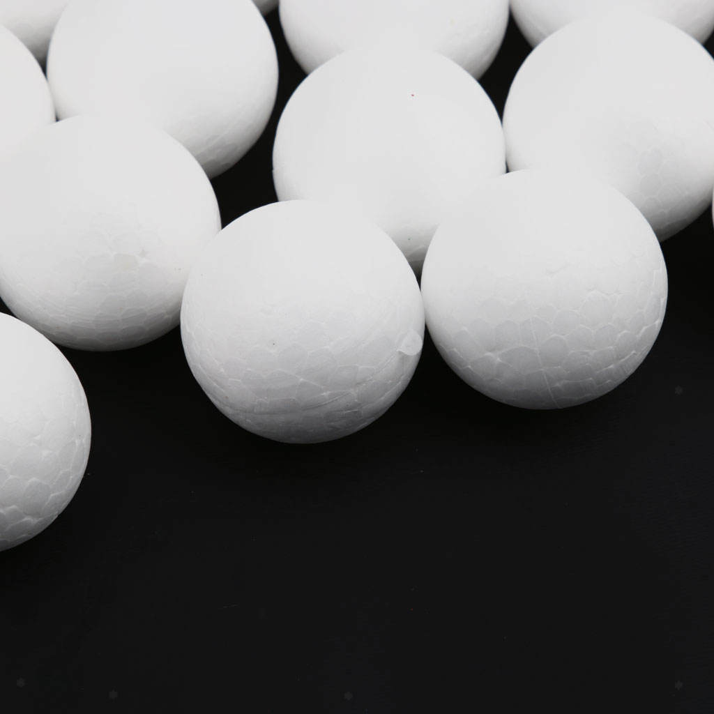 4X Foam Ball Polystyrene Foam Balls Thanksgiving Decor Making 10mm Ball 25mm