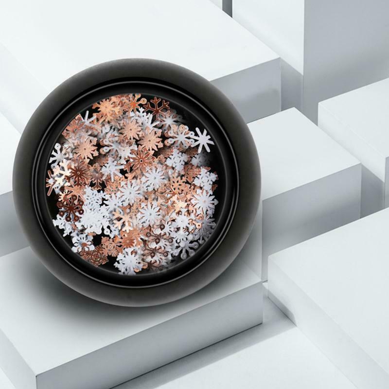 Professional Snowflakes Nail Art Sequin Powder Glitter for DIY Craft Decorations