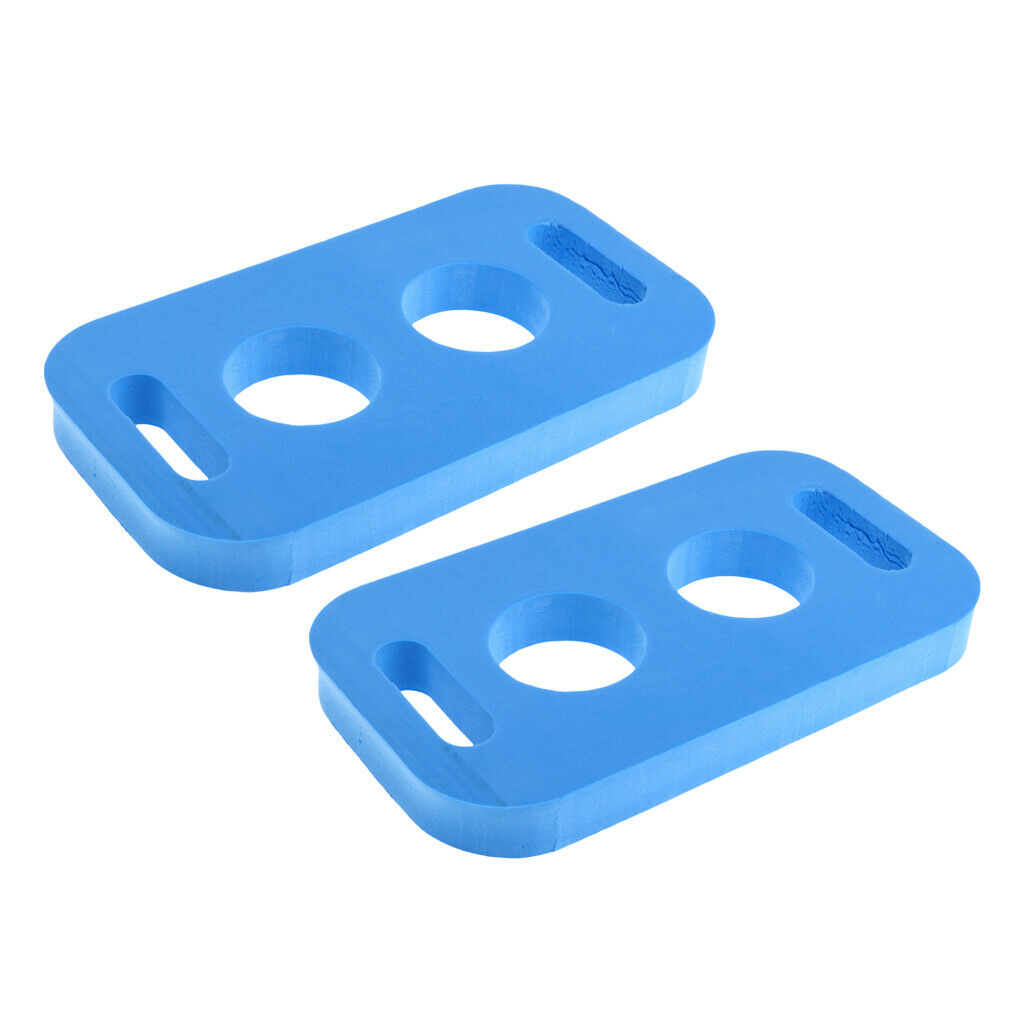 2x Swimming Noodle Connector Holed Pool Training Aid Swim Set Blue
