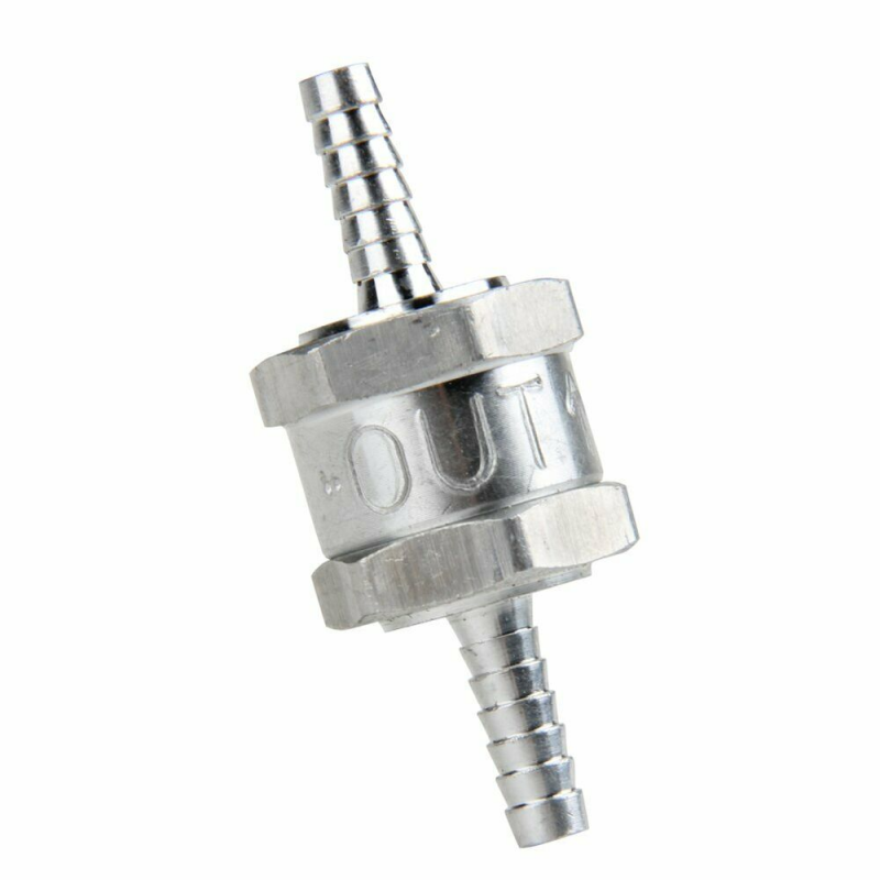 1Pcs 6 Mm Aluminum Check Valve 1/4 Inch One-Way One-Way Air Fuel Line