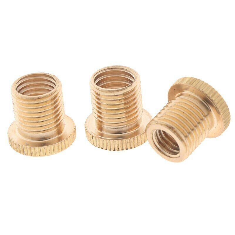 3pcs Gear Shift Knob Thread Adapter Nuts Insert M10x1.25 & M10x1.5 & M8*1.25 Kit