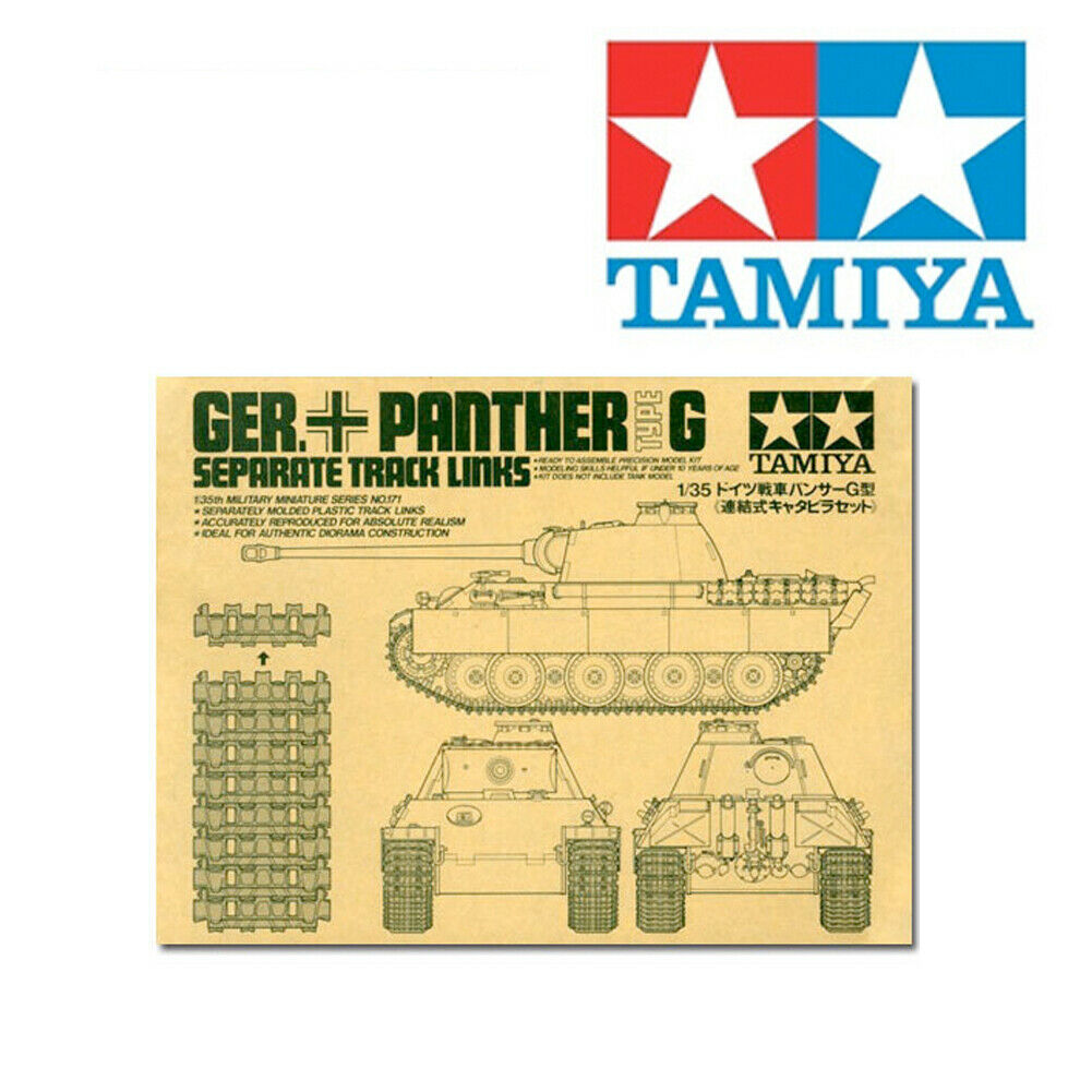 35171 Tamiya Panther G Separate Track Links 1/35th Accessories 1/35 Military