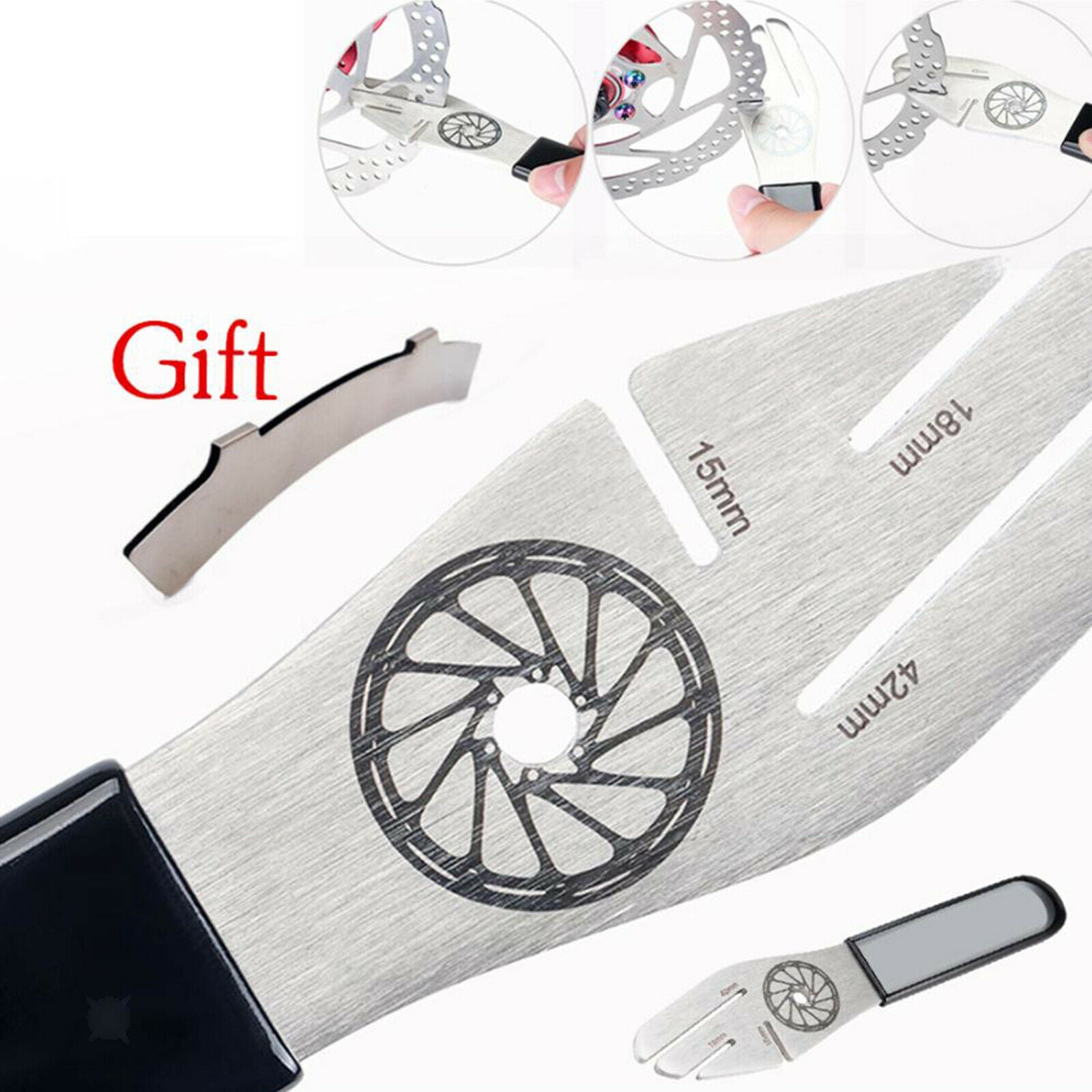 Bicycle Disc Brake Disc Repair Tool Disc Brake Wrench Alignment Truing Tools